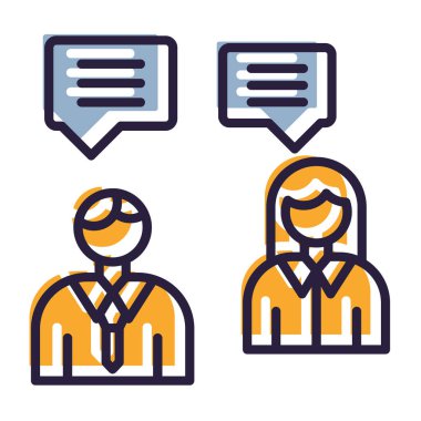 sohbet iletişim renk simgesi