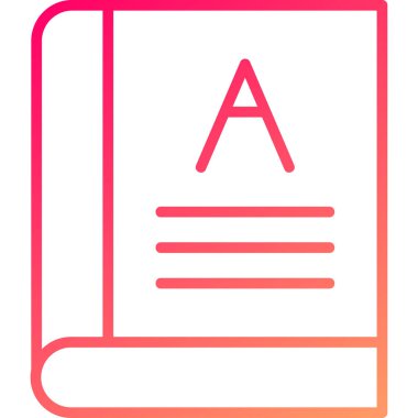 Bir belge simgesinin vektör illüstrasyonu