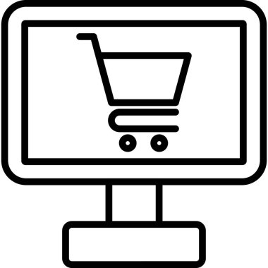 İnternetten alışveriş. Basit tasarım