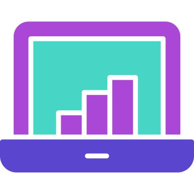 grafik ikonu vektör illüstrasyonu