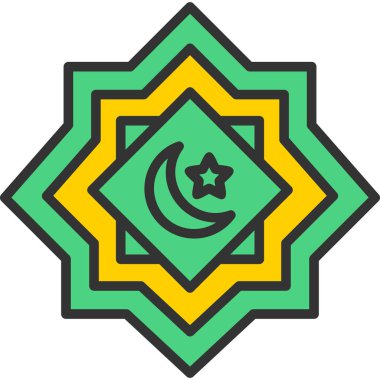 Arapça yıldız süsleme simgesi