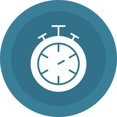 Alarm saat simgesi, vektör illüstrasyon tasarımı