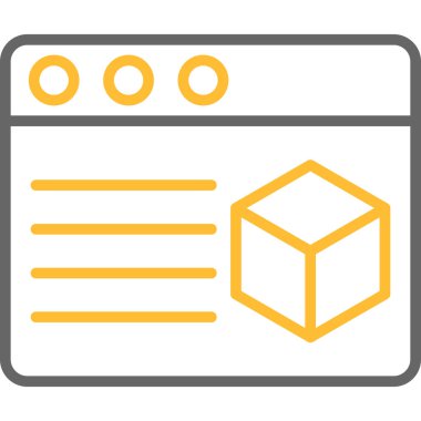 kutu simgesi vektör illüstrasyonu