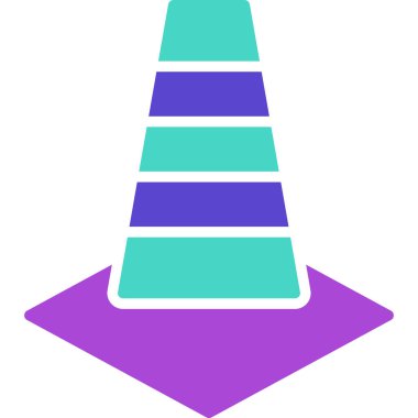 Koni. Web simgesi basit illüstrasyon