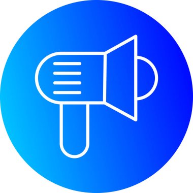 hoparlör simgesi, basit vektör illüstrasyon tasarımı