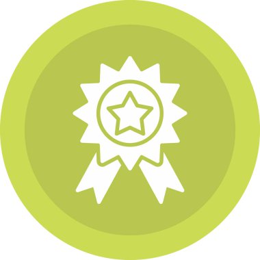 Rozet. Web simgesi basit illüstrasyon