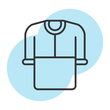 gömlek renkli vektör simgesi