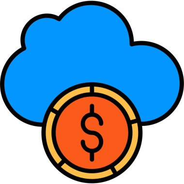 bulut hesaplama para simgesi