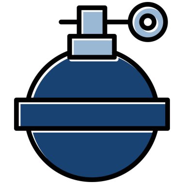 Bomba. Web simgesi basit illüstrasyon