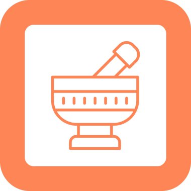 Boya Fırçası. Web simgesi basit illüstrasyon