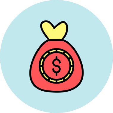 vektör para simgesi