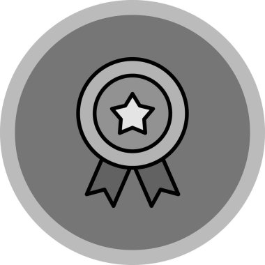 Rozet simge vektör çizim