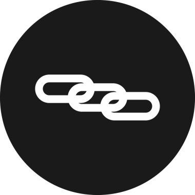 zincir vektör sembolü düz simge