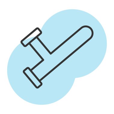 Fırça simgesi vektör illüstrasyonu