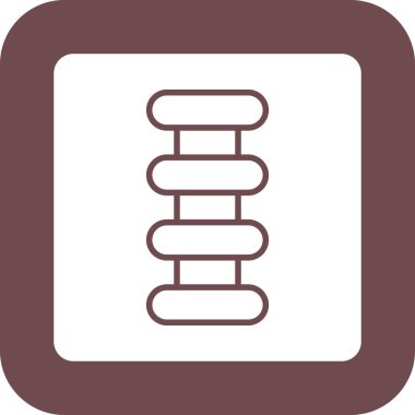 güzel sütun vektör simgesi