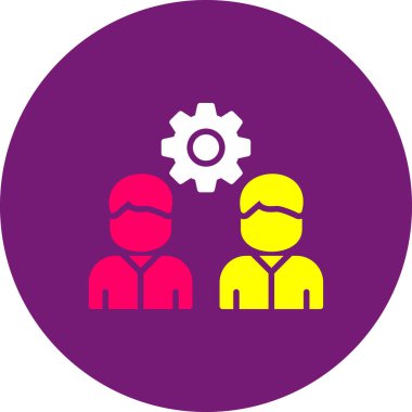 Modern simgenin vektör illüstrasyonu