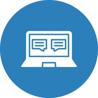 dizüstü bilgisayar web simgesi, vektör illüstrasyonu
