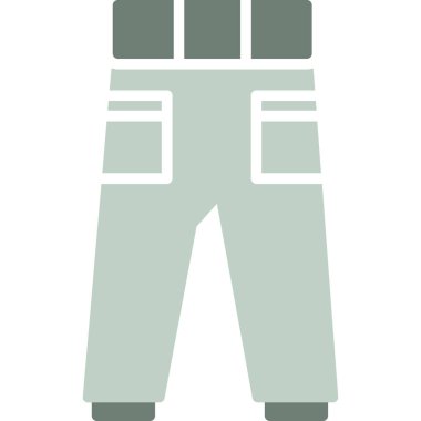 astronot düz biçim ikon vektör çizimi