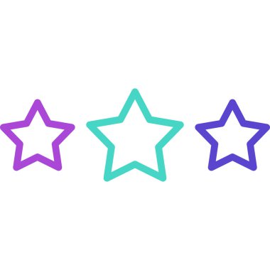 Yıldız kümesi vektör simgesi. izole vektör simgesi.