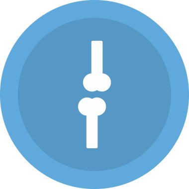 Modern b 'nin vektör illüstrasyonu kilit simgesinden yoksun