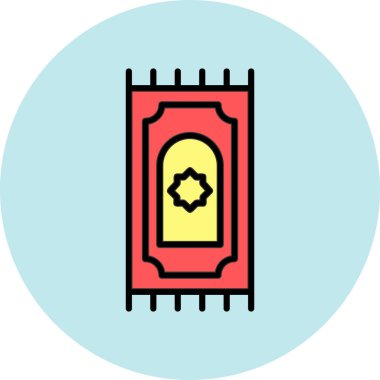 Ramazan simgesi. Vektör çizim