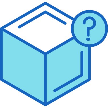 kutu teslim paketi simgesi - taslak biçimi