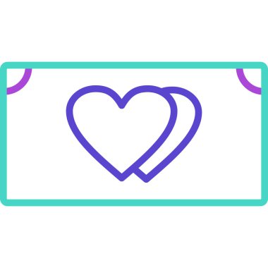 Bir kalbin vektör illüstrasyonu