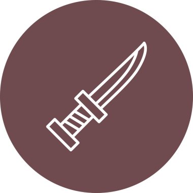 bıçak simgesi vektör illüstrasyonu