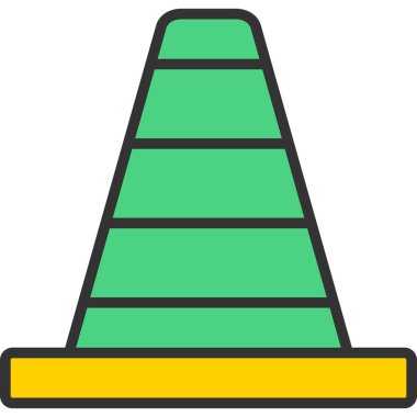 Piramit. Web simgesi basit illüstrasyon