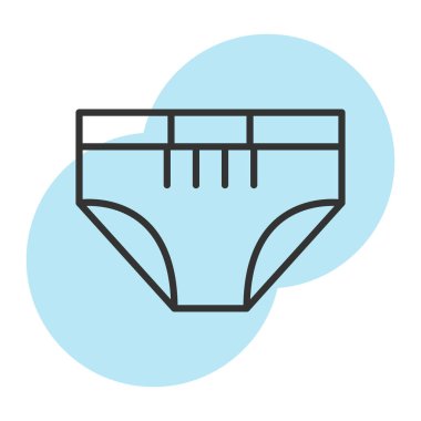 iç çamaşırı vektör simgesi kolayca değiştirebilir ya da düzenleyebilir