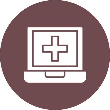 Bilgisayar. Web simgesi vektör illüstrasyonu