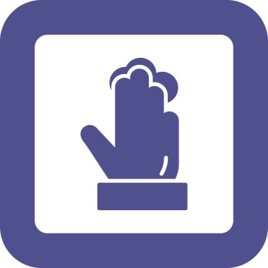 eldiven ağı simgesi, vektör illüstrasyonu