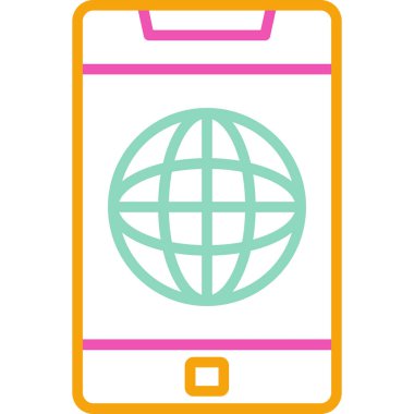 seo modern simgesinin vektör illüstrasyonu