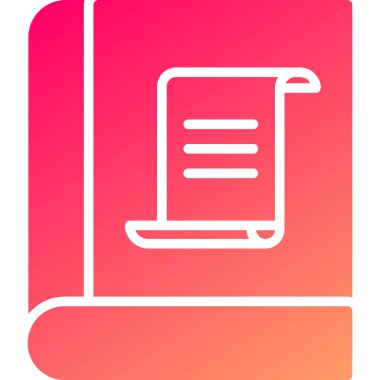 belge simgesi vektör illüstrasyonu