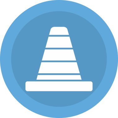 Koni simgesi, illüstrasyon, vektör, beyaz arkaplanda izole edilmiş