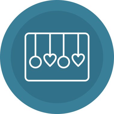 Aşk kalp vektör simgesi