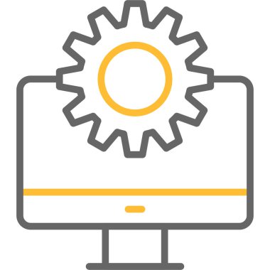 seo modern simgesinin vektör illüstrasyonu