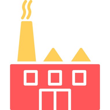 bina simgesi, vektör illüstrasyonu