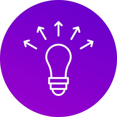 Vektör Ampul Simgesi illüstrasyonu