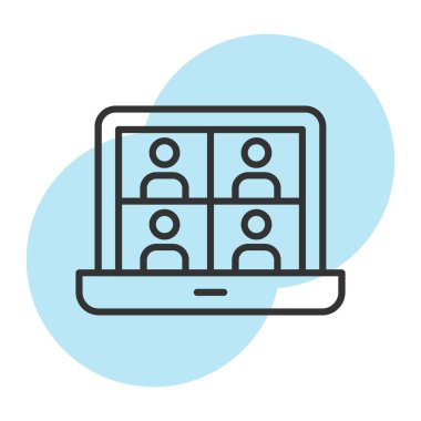 ağ paylaşım vektör çizim