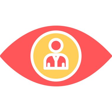 İnsan gözü vektör simgesi