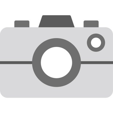 kamera simgesi vektör illüstrasyonu