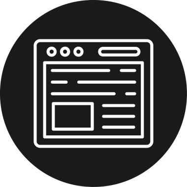 seo modern simgesinin vektör illüstrasyonu