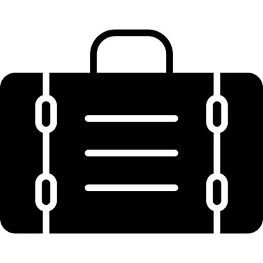 Çanta. Web simgesi basit tasarım