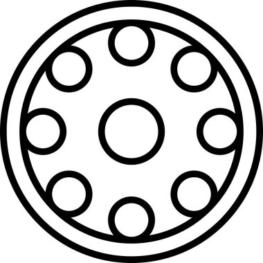 Kumarhane çipi ikonu. Beyaz arkaplanda izole edilmiş web tasarımı için kumar çipi vektör simgesi