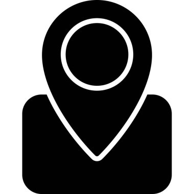 konum simgesi, basit illüstrasyon