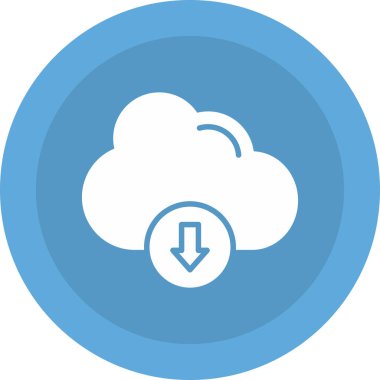 vektör bulut teknolojisi simgesi