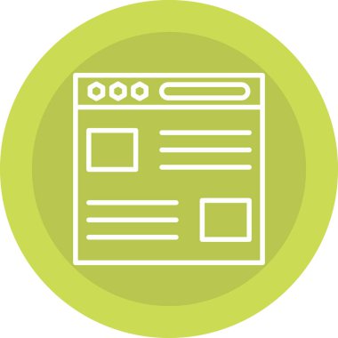 seo modern simgesinin vektör illüstrasyonu