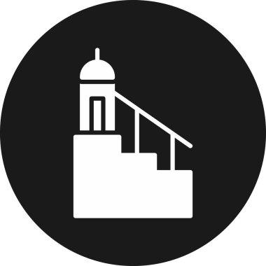 Bir ev simgesinin vektör illüstrasyonu