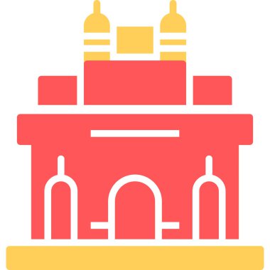 Cami. Web simgesi basit illüstrasyon